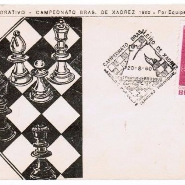 Folha do Campeonato Brasileiro de Xadrez de 1960 Brusque Memória - A  História Fotográfica de Brusque na Internet 